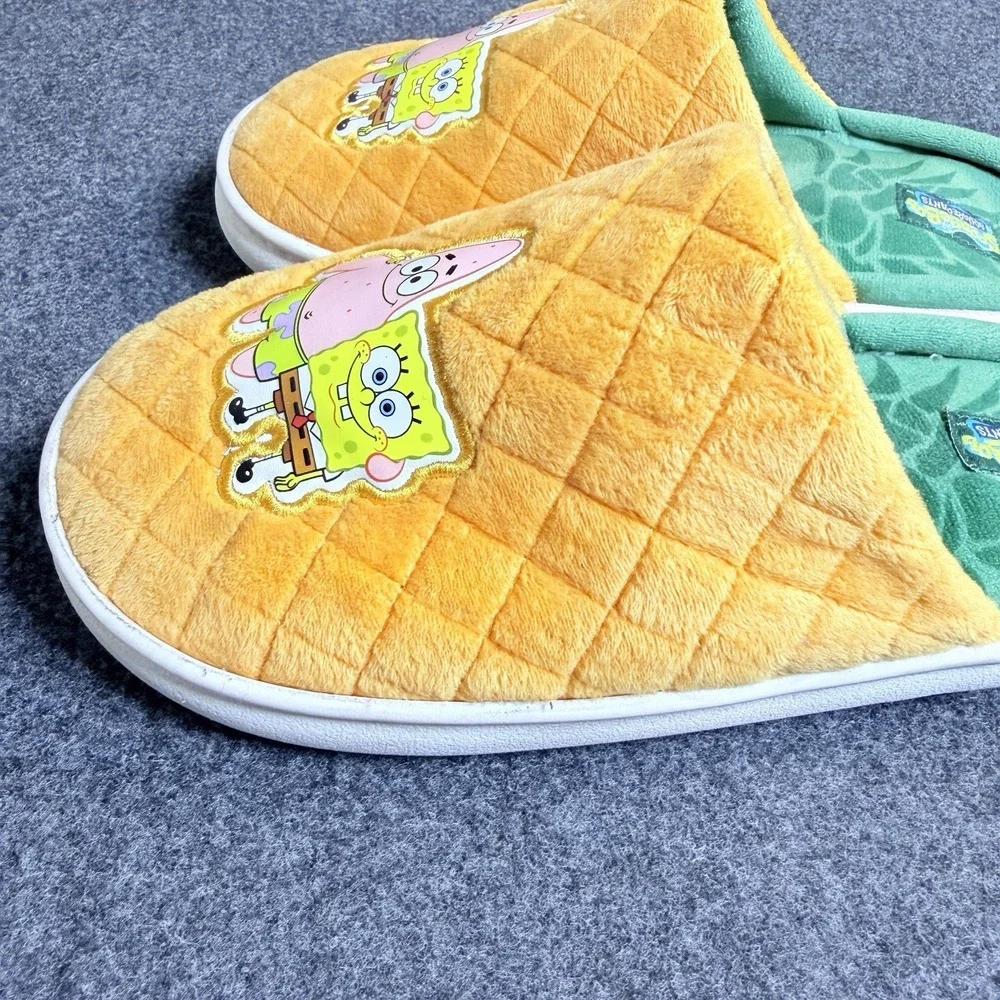 SpongeBob SquarePants Patrick Star Plush Slippers Adult M 9-10 Nickelodeon